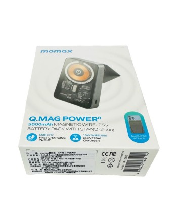 Powerbank магнитный с MagSafe Momax Q. Mag Power8 5000mAh IP108E черный