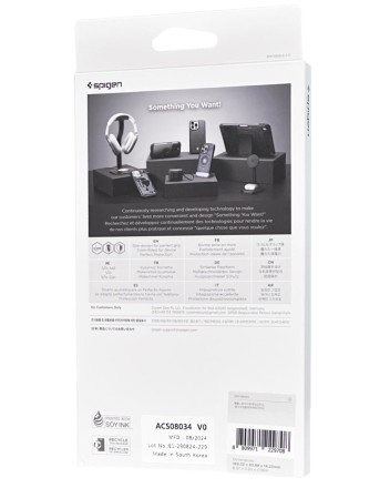 Накладка для i-Phone 16 Pro Max 6.7&quot; Spigen Slim Armor MagSafe (ACS08034) черный
