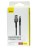 Usb Кабель-зарядка Lightning Baseus Cafule 2.4A 1м CALKLF-GG1 черный