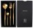 Набор столовых приборов Xiaomi Maison Maxx Modern Flatware Set (4 предмета) золотой