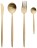 Набор столовых приборов Xiaomi Maison Maxx Modern Flatware Set (4 предмета) золотой