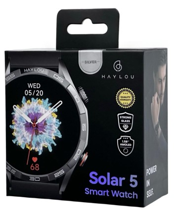 Умные часы Haylou Solar 5 (HF004) серебристые