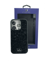 Накладка для i-Phone 14 Pro 6.1&quot; Swarovski зелёный