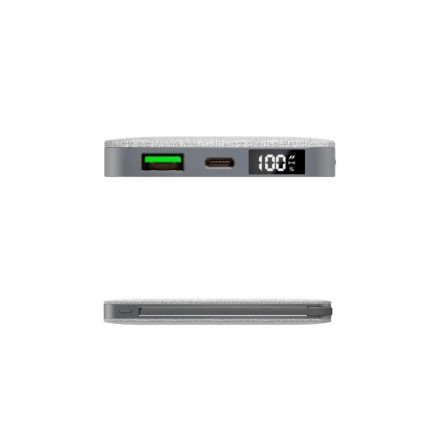 Powerbank с беспроводной зарядкой Momax Q. Power7 10000mAh IP112MFIA серый