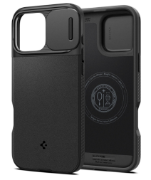 Накладка для i-Phone 16 Pro 6.3&quot; Spigen Optik Armor MagSafe (ACS08149) черный