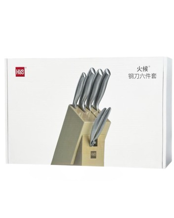 Набор ножей HuoHou 5-piece HuoHou Nano Knife Set (HU0014) серебристый