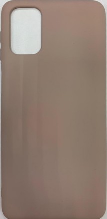 Накладка для Samsung Galaxy M31S Silicone cover без логотипа пудро