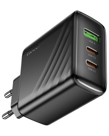 Сетевое зарядное устройство Hoco CS26A 1USB3.0/2C 45W черное