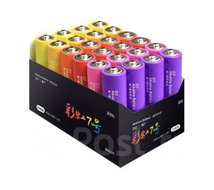 Батарейки Xiaomi ZMI Rainbow ZI7 тип AAA 24 шт цветные