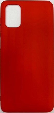 Накладка для Samsung Galaxy M51 Silicone cover без логотипа красная