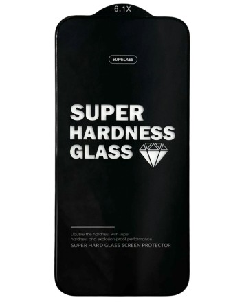 Защитное стекло для i-Phone 13/13 Pro/14 6.1&quot; Supglass XC-11 3D чёрное