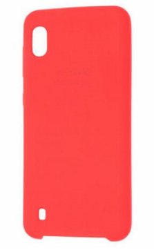 Накладка для Samsung Galaxy A10 Silicone cover красная