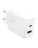 Сетевое зар. устр. Hoco N69 1С/1USB 20W белое