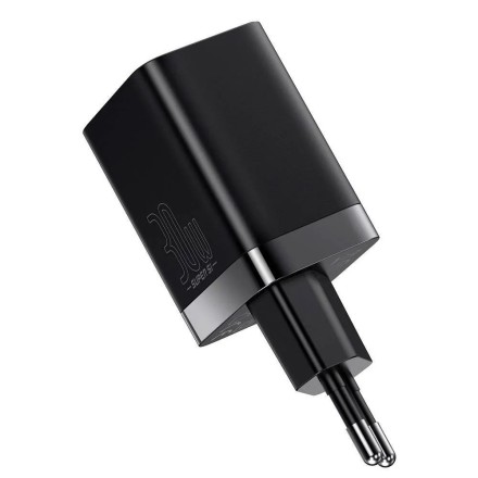 Сетевое зарядно устройство Baseus Super Si Quick Charger 1USB/1C 30W EU (CCSUPP-E01) черное