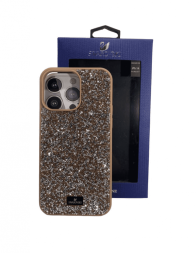 Накладка для i-Phone 14 Pro Max 6.7&quot; Swarovski розовое золото
