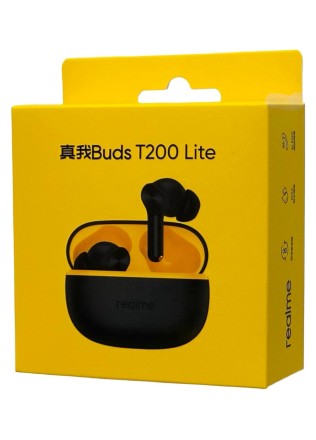 Беспроводные наушники TWS Realme Buds T200 Lite черные