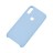 Накладка для Samsung Galaxy A02 Silicone cover без логотипа небесно-голубая