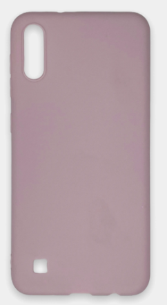Накладка для Samsung Galaxy A10 Silicone cover пудро