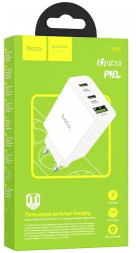 Сетевое зарядное устройство Hoco C99A 1USB/2C 20W белое