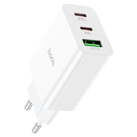 Сетевое зарядное устройство Hoco C99A 1USB/2C 20W белое