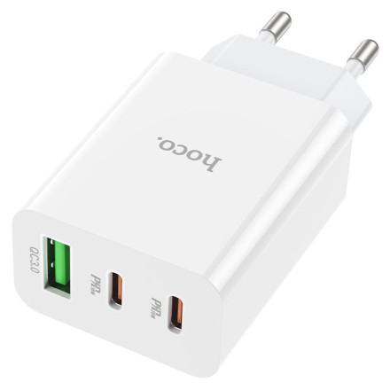 Сетевое зарядное устройство Hoco C99A 1USB/2C 20W белое