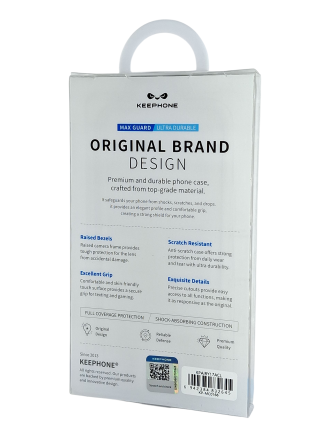 Накладка для i-Phone 17 Air Keephone Max guard прозрачный