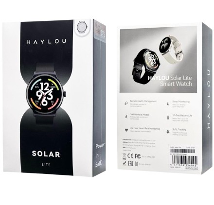 Умные часы Haylou Solar Lite серебристый