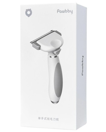Расческа для груминга животных Xiaomi Pawbby Pet DE-shedding brush (MG-PCO001-GL) белая