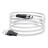 Usb Кабель-зарядка Type-C Hoco X53 Angel silicone 3A 1м плоский силиконовый белый