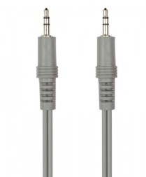 Аудиокабель AUX 3.5мм Smartbuy 1.8м серый