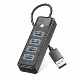 USB хаб Orico PW4U-U3 USB3.0x4 черный