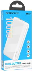 Powerbank Borofone BJ27 10000mAh 2USB белый