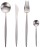 Набор столовых приборов Xiaomi Maison Maxx Modern Flatware Set (4 предмета) серебристый