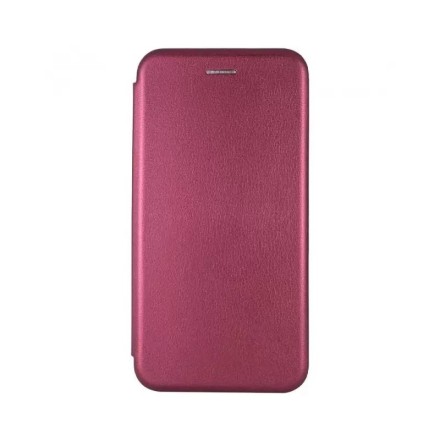 Чехол-книжка Xiaomi redmi Note 10 Pro Fashion Case кожаная боковая малиновая