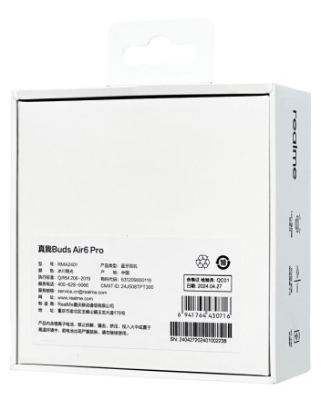 Беспроводные наушники TWS Realme Buds Air 6 Pro RMA2401 белые