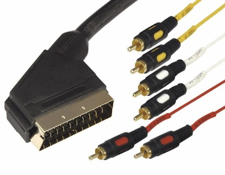 Кабель Scart-6хRCA Luxmann D71 1м