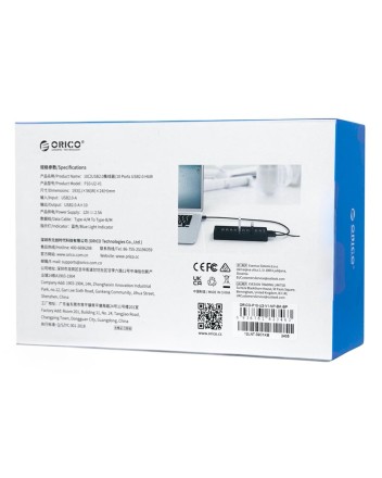 USB-хаб Orico P10-U2 USB2.0x10 черный