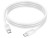 Usb Кабель-зарядка Type-C на Type-C Hoco X114 3A 60W 1м силиконовый белый