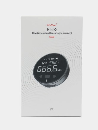 Умная рулетка Xiaomi Duka Small Q Ruler чёрная