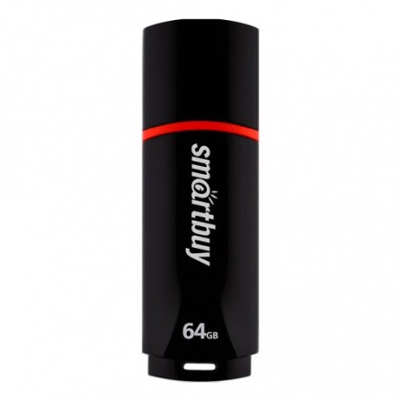 USB флеш накопитель Smartbuy 64GB Crown Black (SB64GBCRW-K)