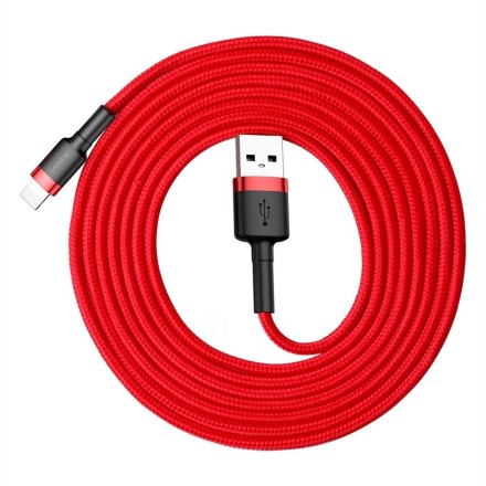 Usb Кабель-зарядка Lightning Baseus 1.5A 2м CALKLF-C09 красный