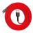 Usb Кабель-зарядка Lightning Baseus 1.5A 2м CALKLF-C09 красный