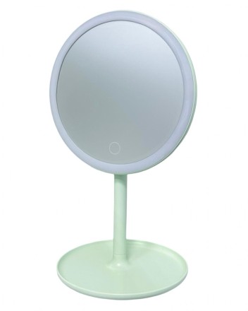 Зеркало для макияжа Xiaomi DOCO LED Make-up Mirror Pro Mint Green