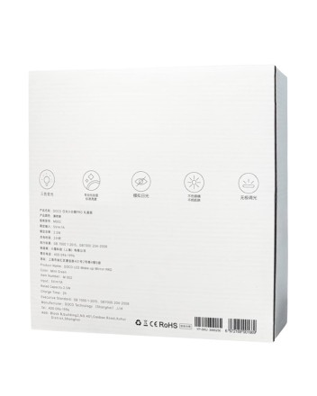 Зеркало для макияжа Xiaomi DOCO LED Make-up Mirror Pro Mint Green