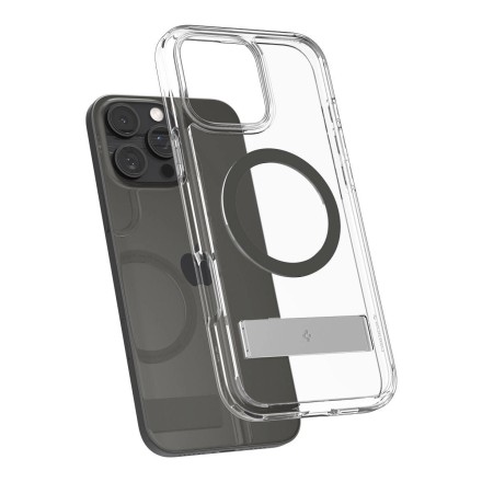 Накладка для i-Phone 16 Pro Max 6.7&quot; Spigen Ultra Hybrid S MagSafe (ACS08010) прозрачно-серый