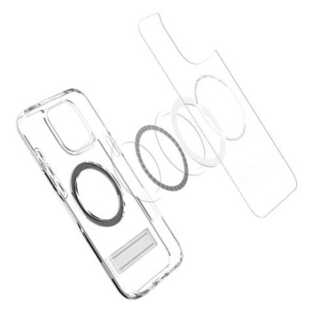 Накладка для i-Phone 16 Pro Max 6.7&quot; Spigen Ultra Hybrid S MagSafe (ACS08010) прозрачно-серый