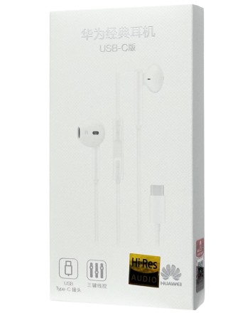 Наушники с микрофоном Huawei CM33 Type-C белые