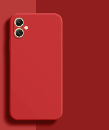 Накладка для Samsung Galaxy A05 Silicone cover красная