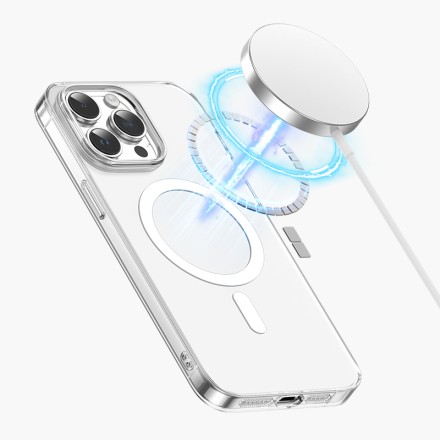 Накладка для i-Phone 15 Pro Keephone X-Crystal MagSnap прозрачный