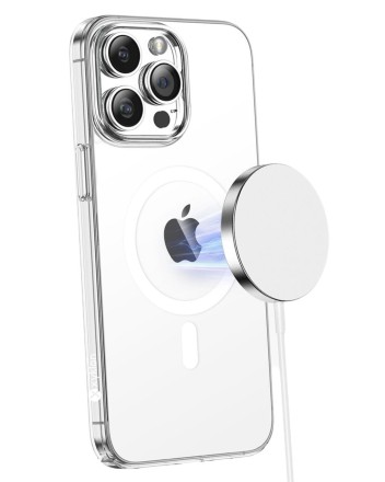Накладка для i-Phone 15 Pro Keephone X-Crystal MagSnap прозрачный